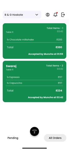 Muncho Waiter App screenshot