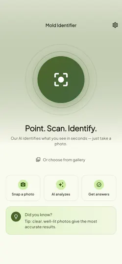 Captura de pantalla de Mold ID: Home Scanner en iPhone 2