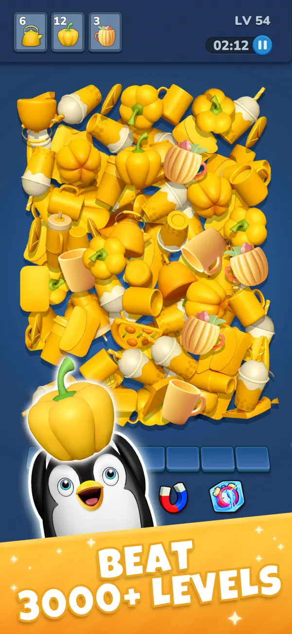 #4. Crazy Match - Triple Tap 3D (iOS) Ved: Orange One Limited