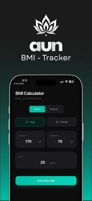 AUN - BMI Tracker screenshot 1