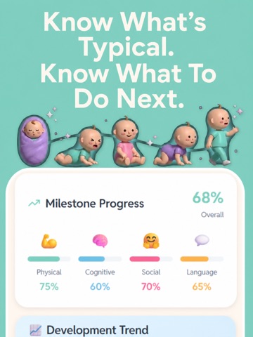 Baby Steps: Milestone Tracker iPad screenshot