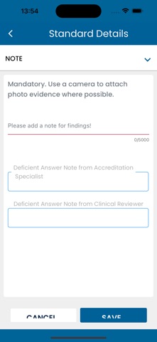 Accreditation Survey screenshot
