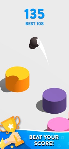 Jump Dash - Tap, Jump, Go! iPhone screenshot