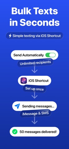 Mass Text & Group SMS: Sendr Screenshot 3 of 5