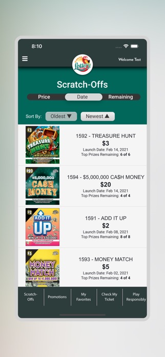 Florida Lottery Screenshot 6 of 6