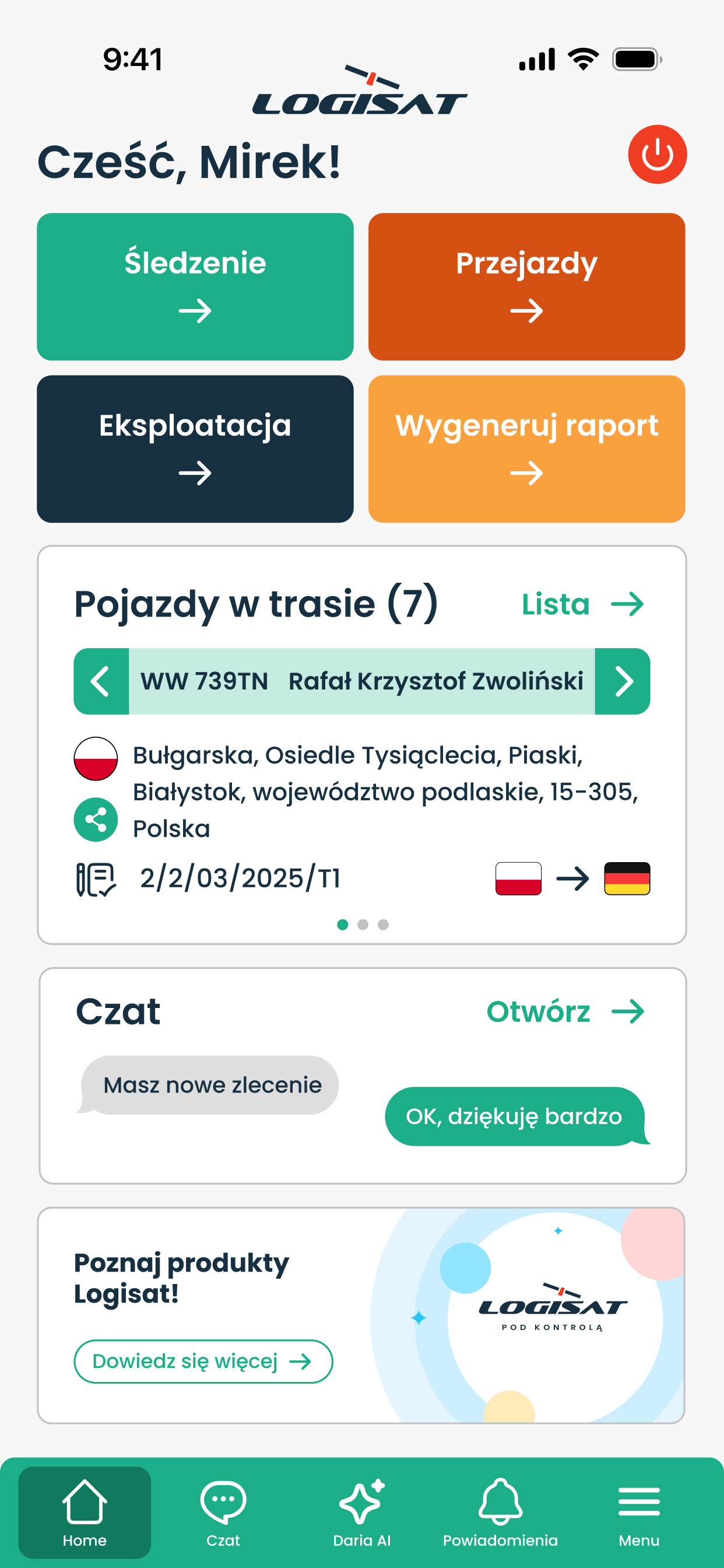 Logisat System