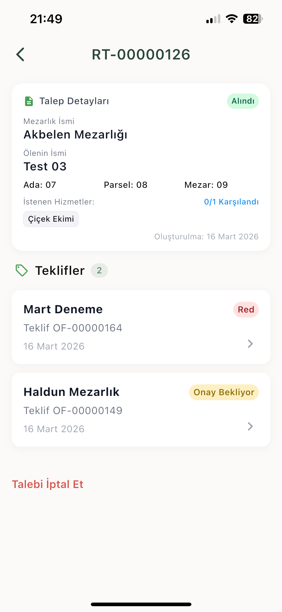 Vazifem - Mezar Bakımı