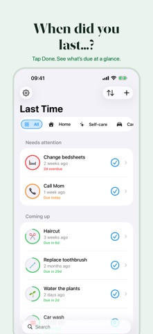 Last Time: When Did I Last? Screenshot 1 of 7