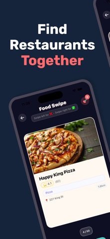 Food Swipe - Find Restaurants iPhone screenshot