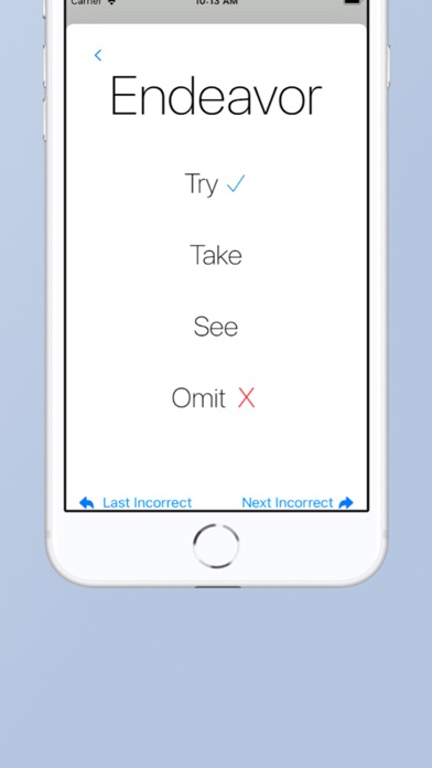 Mobile Vocab Screenshot