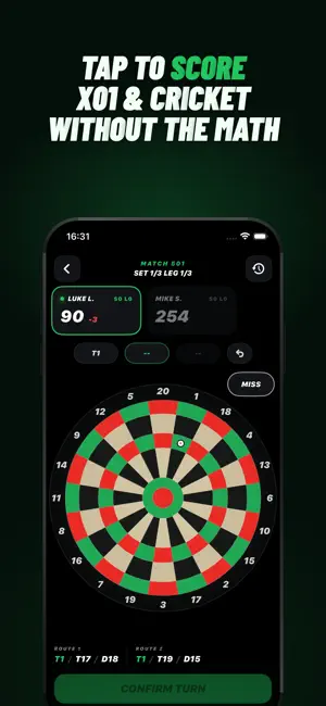 Dart Scorer: Dartboard screenshot 1
