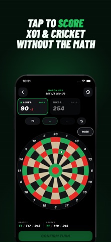 Dart Scorer: Dartboard screenshot
