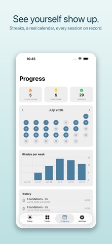 KegelWise: Pelvic Floor Coach iPhone screenshot