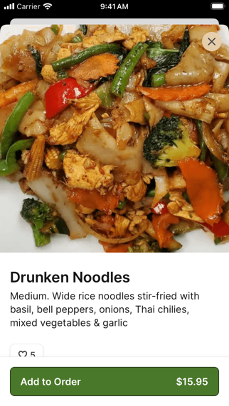Manow Thai iPhone screenshot 4 - Food & Drink app
