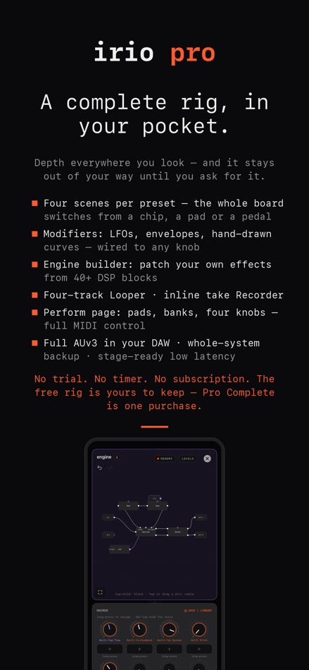#3. irio pro (iOS) Von: Mads Rohde
