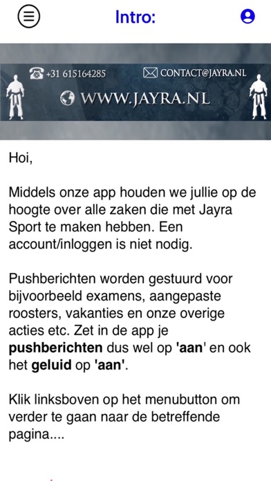 Jayra Sport Screenshot