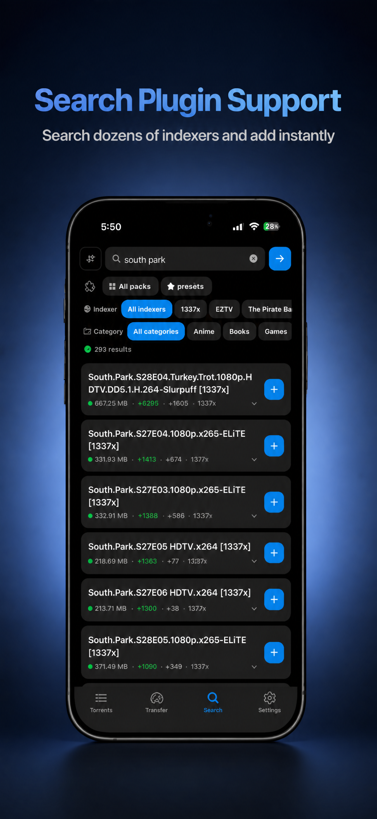 qRemote for qBittorrent screenshot 4