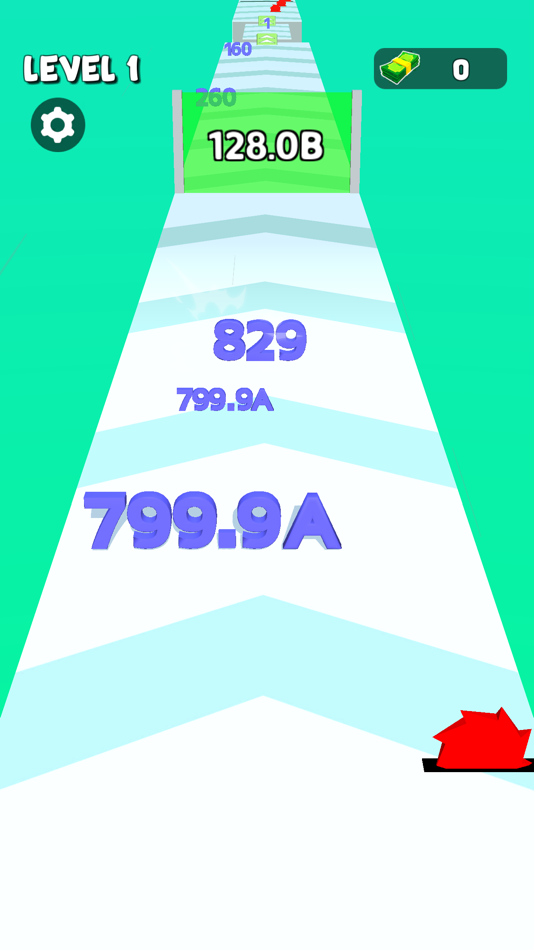 #2. Number Running- Run & Merge (iOS) Bởi: Muhammad Rizwan