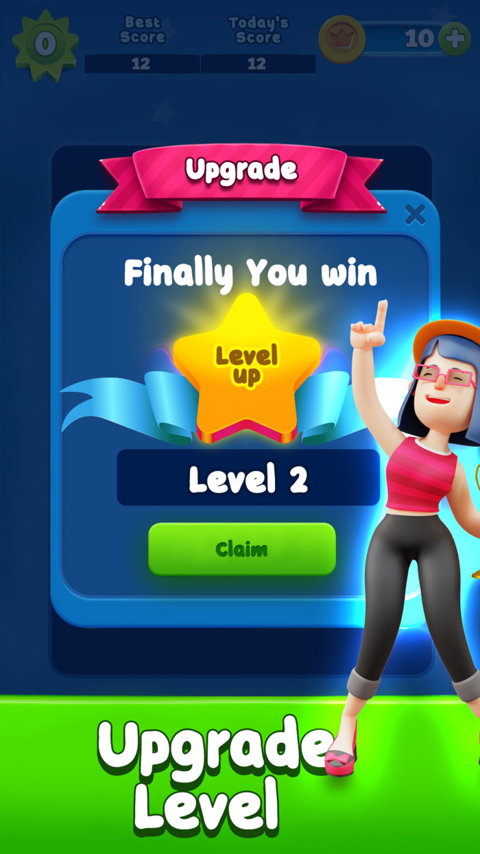 Solitaire merge 2048