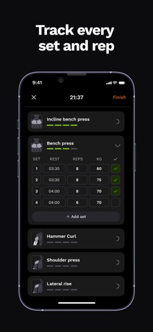 Gymify - Workout Tracker Screenshot 3 of 4
