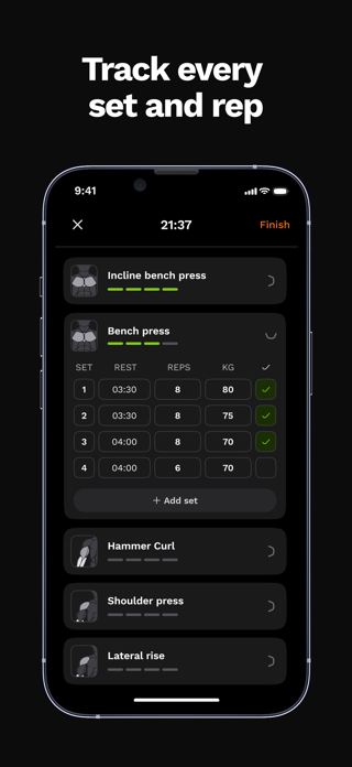 Gymify - Workout Tracker Screenshot 3 of 4