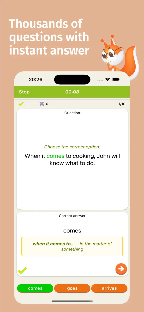 Screenshot #2 pour English Grammar Workout