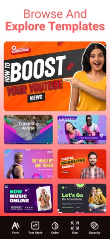 Intro Maker for YouTube video iPhone screenshot