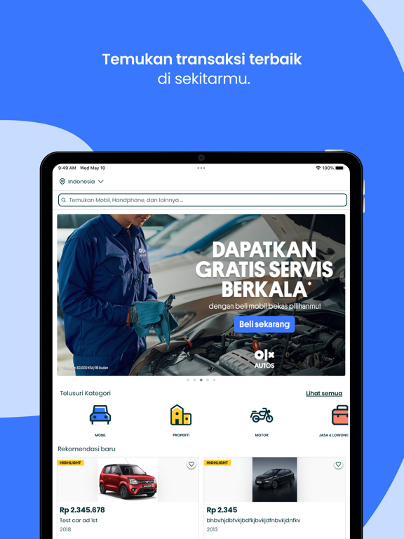 OLX Indonesia iPad screenshot 3