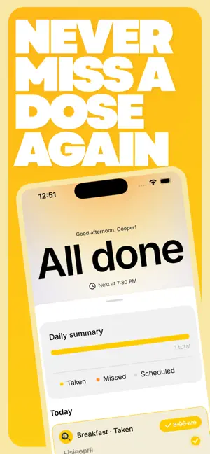 Pop – Medication Tracker screenshot 1