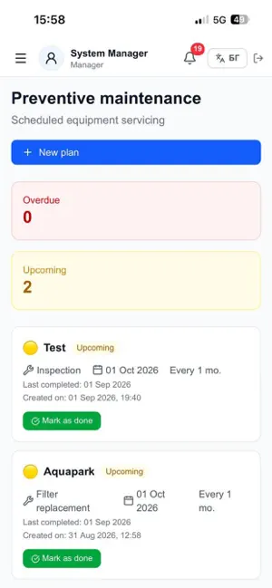 Hotel Maintenance Manager screenshot 3