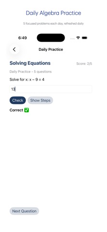 Algebra Coach Screenshot 2 of 6