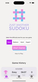Just Another Sudoku screenshot