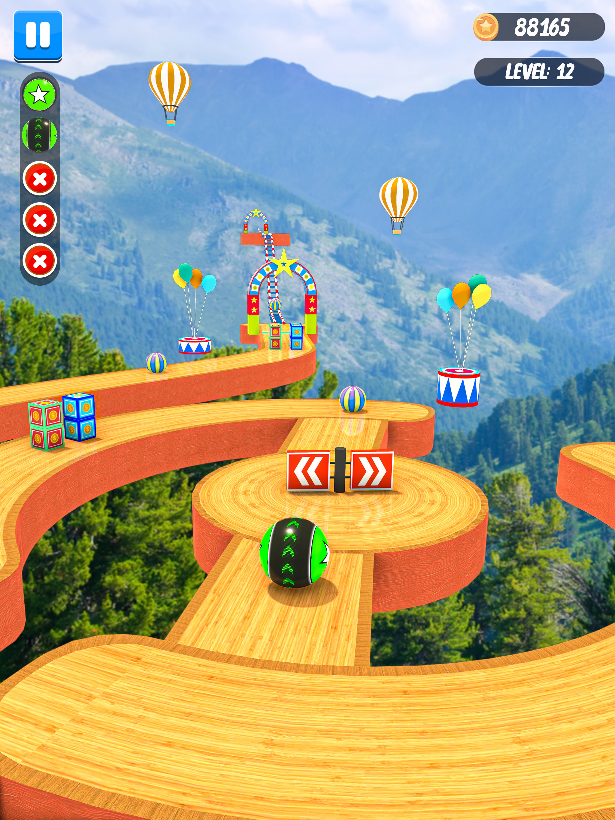 Going Balls Rollance Sky Game screenshot 9
