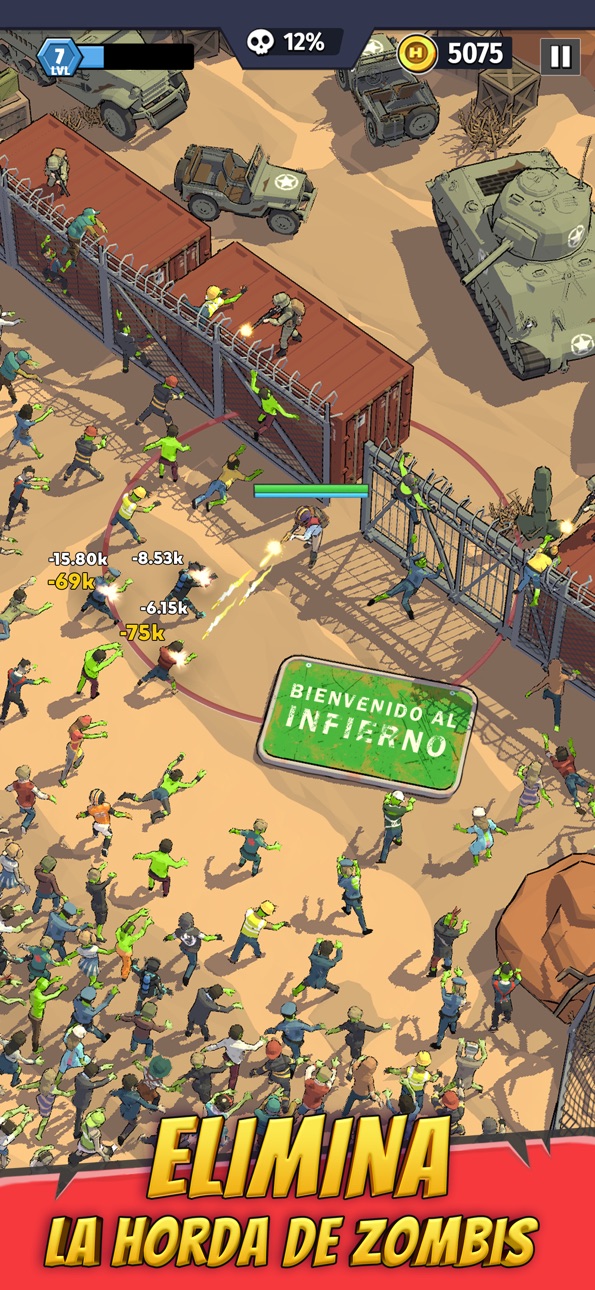 Last Hero: Top-down Shooter iOS Mod IPA screenshot 1 - iOS game interface