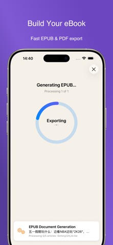 Zin Feed: RSS to EPUB Screenshot 2 of 6