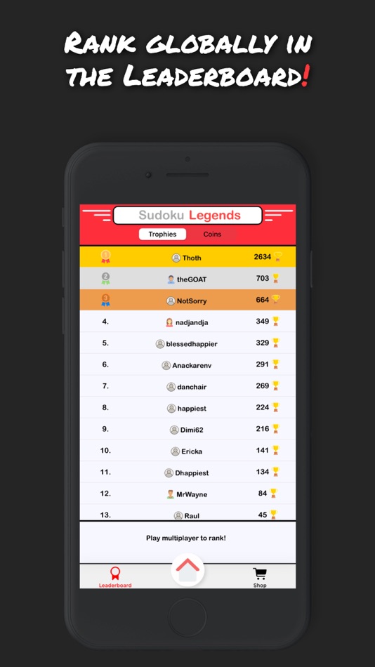#6. Sudoku Multiplayer Puzzles (iOS) 由: Peter Minwegen