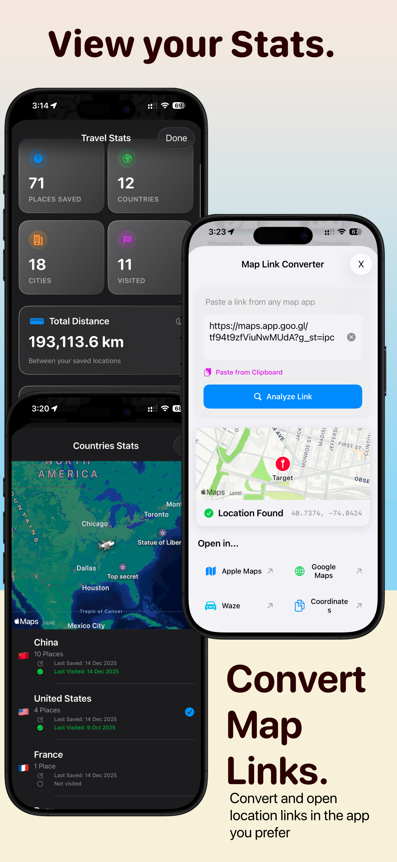 Maplet: Map Location Bookmarks