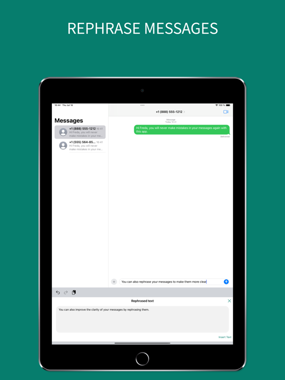 Correctly : AI Keyboard iPad screenshot 3 - Productivity app