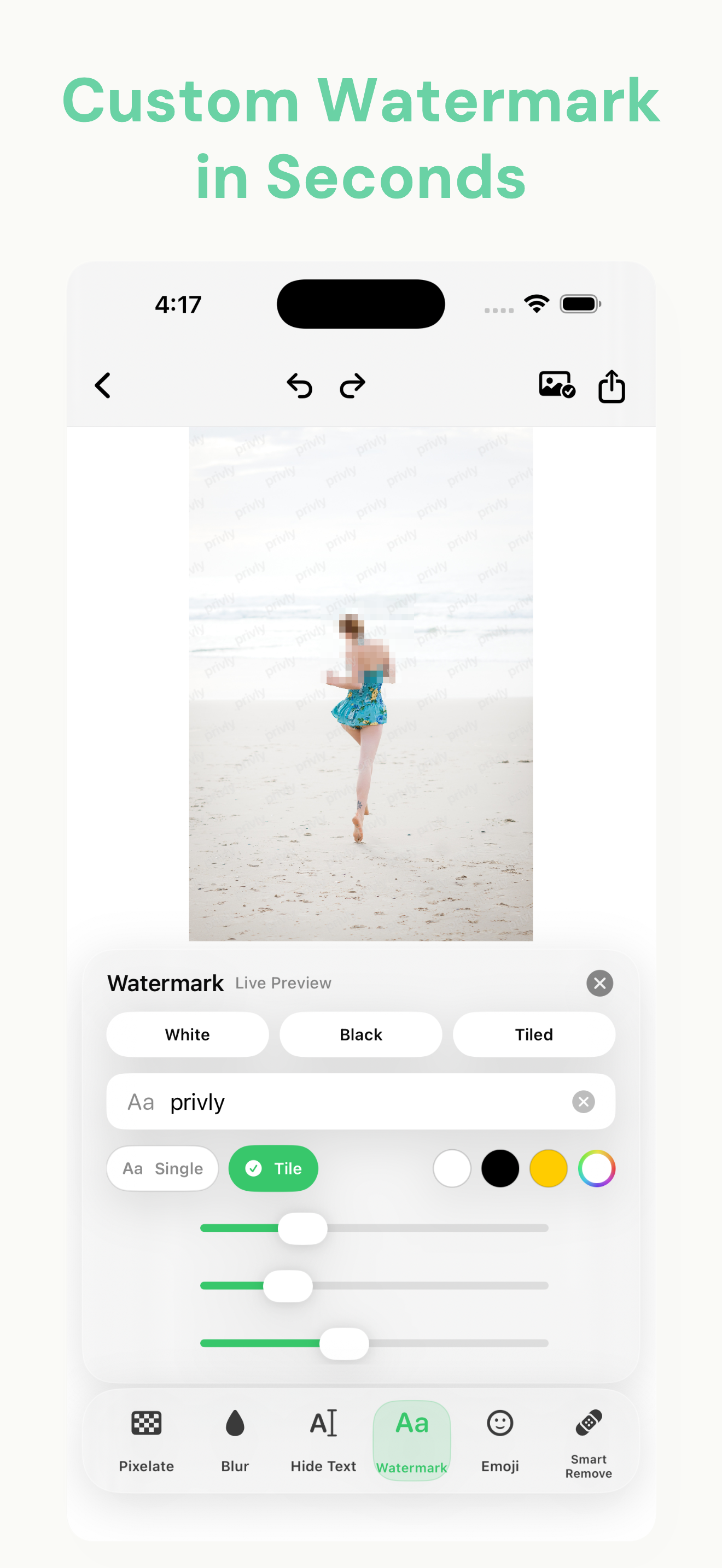 Privly screenshot 3