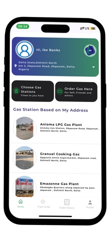 Bring My Gas App screenshot