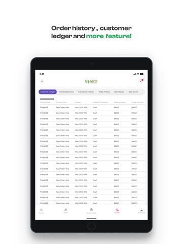 Savvi Wholesale B2B iPad screenshot