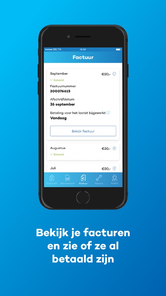 #2. DELTA Mobiel (iOS) 由: DELTA Fiber Nederland B.V.