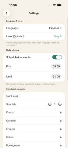 Fluency Moments screenshot