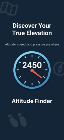 Altitude Finder: GPS Altimeter iPhone screenshot