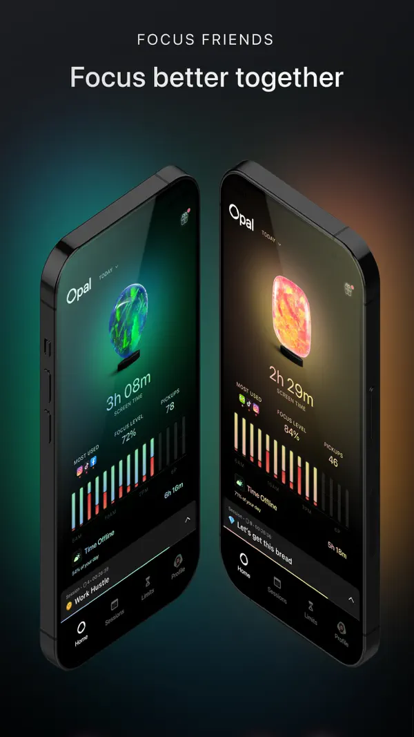 Opal: Wenig Bildschirmzeit iPhone App Screenshot 8 – Produktivität