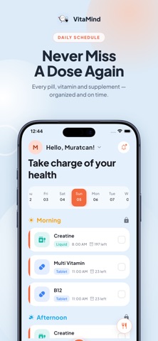 VitaMind: Medication Reminder Screenshot 1 of 7