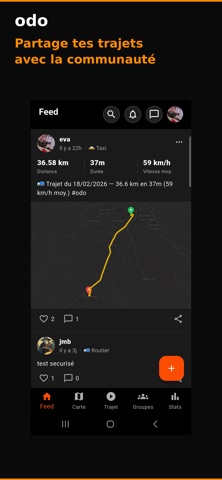 odo - App chauffeurs routiers iPhone screenshot