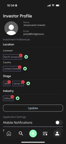 FirstGlance: Startup Discovery Screenshot 10 of 10