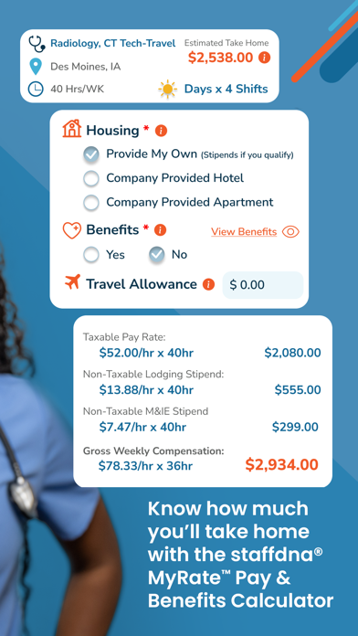 StaffDNA - Healthcare Careers Screenshot