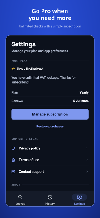VAT Check EU Screenshot 5 of 5